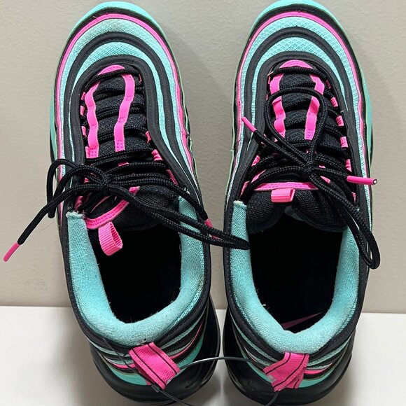 Nike Air Max 97 Sneakers CU4877-300 Hyper Turquoise South Beach Men’s Size 12 - Picture 3 of 8